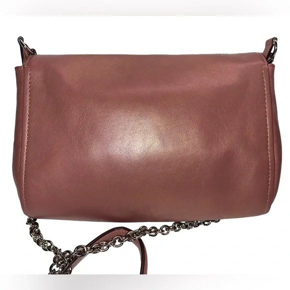 Coach - bronze shimmer leather crossbody bag - like new- pink interior - Picture 4 of 9